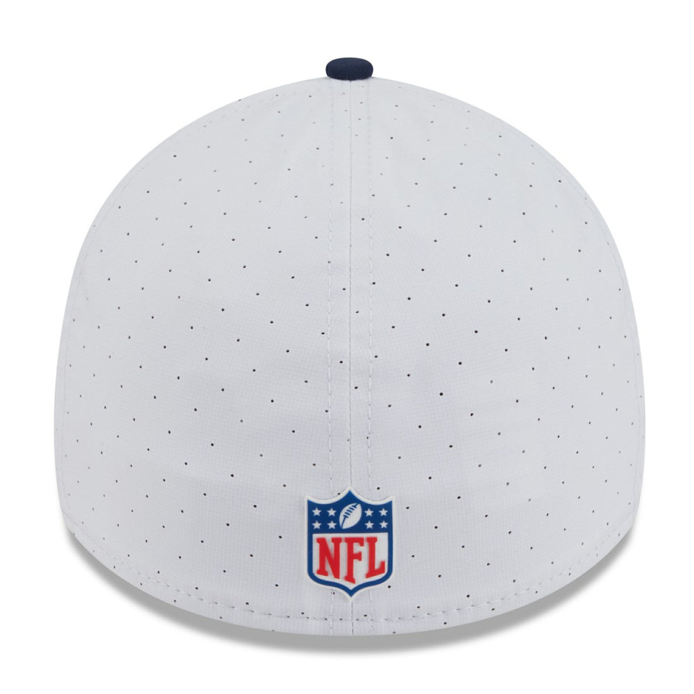 Tennessee Titans New Era 2025 NFL Training Camp 39THIRTY Flex Hat - White/Navy cheap