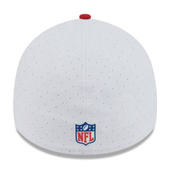 San Francisco 49ers New Era 2025 NFL Training Camp 39THIRTY Flex Hat - White/Scarlet on sale