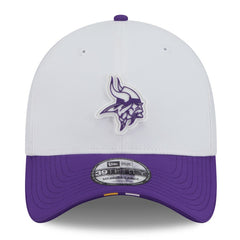 Minnesota Vikings New Era 2025 NFL Training Camp 39THIRTY Flex Hat - White/Purple cheap