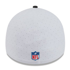 Las Vegas Raiders New Era 2025 NFL Training Camp 39THIRTY Flex Hat - White/Black sale