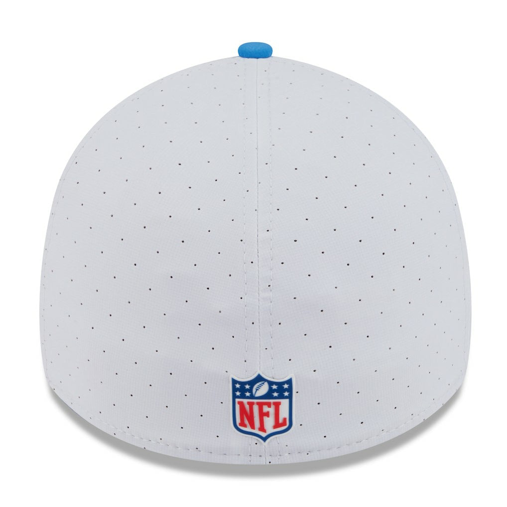 Los Angeles Chargers New Era 2025 NFL Training Camp 39THIRTY Flex Hat - White/Powder Blue sale