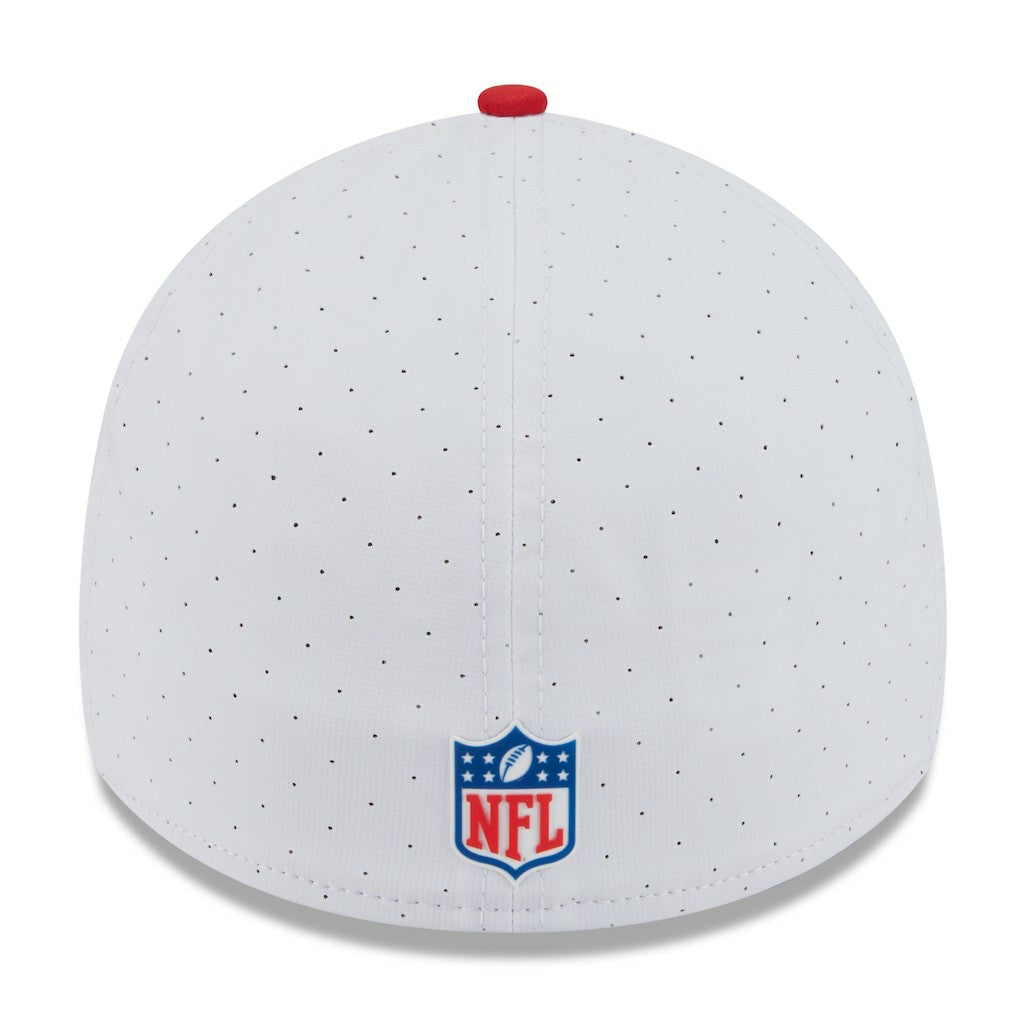 Kansas City Chiefs New Era 2025 NFL Training Camp 39THIRTY Flex Hat - White/Red discount