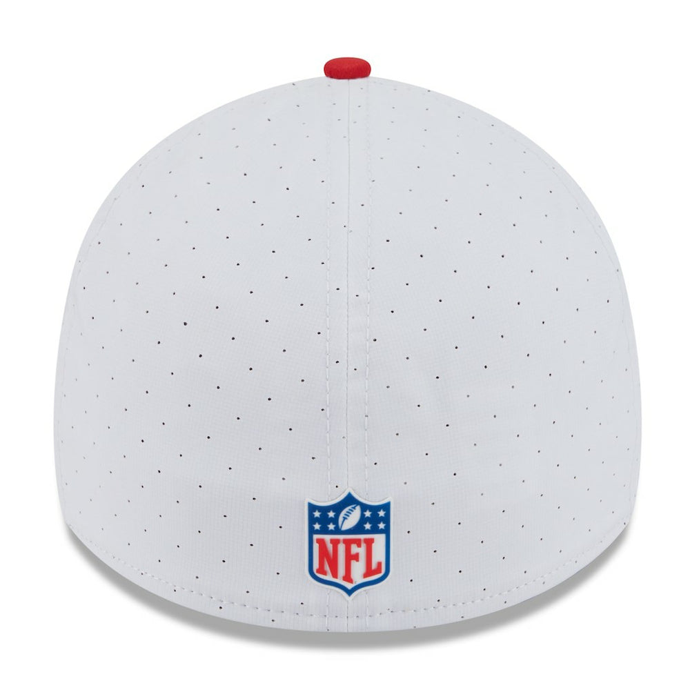 Kansas City Chiefs New Era 2025 NFL Training Camp 39THIRTY Flex Hat - White/Red discount