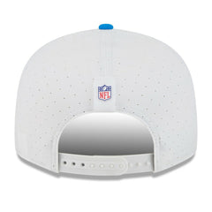 Detroit Lions New Era 2025 NFL Training Camp Split Panel 9FIFTY Snapback Hat - White/Blue for sale
