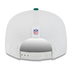 New York Jets New Era 2025 NFL Training Camp Split Panel 9FIFTY Snapback Hat - White/Green sale