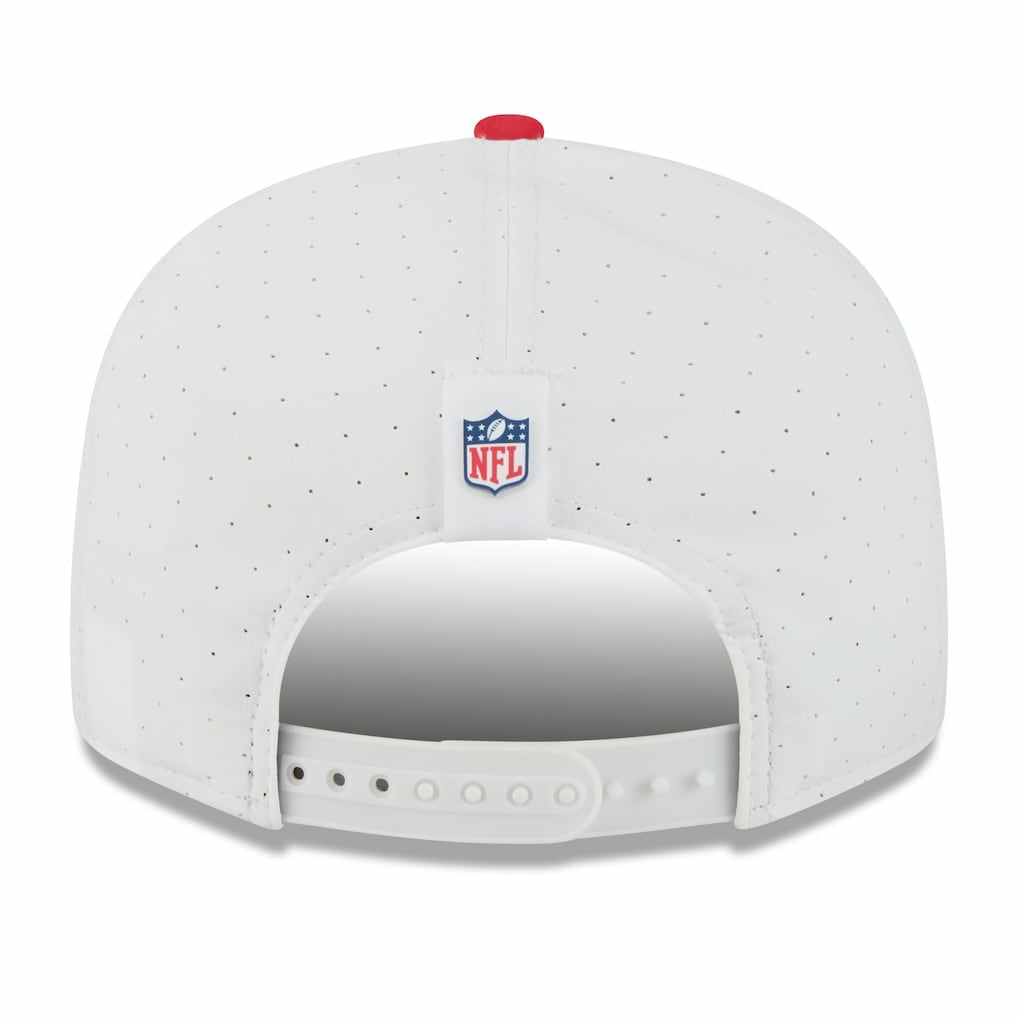Kansas City Chiefs New Era 2025 NFL Training Camp Split Panel 9FIFTY Snapback Hat - White/Red online