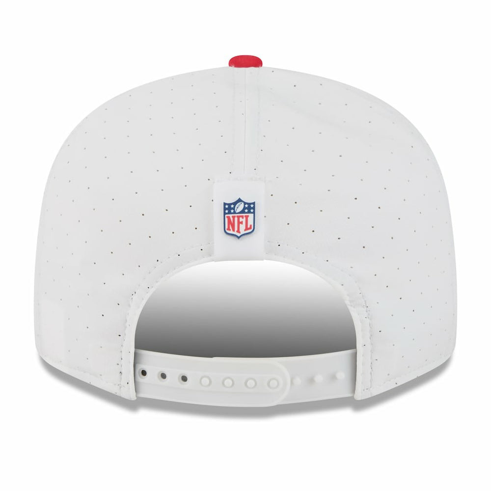 Kansas City Chiefs New Era 2025 NFL Training Camp Split Panel 9FIFTY Snapback Hat - White/Red online