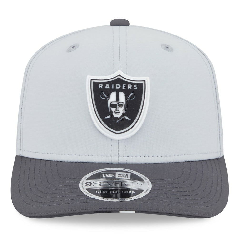 Las Vegas Raiders New Era 2025 NFL Training Camp 9SEVENTY Adjustable Hat - Gray/Graphite for sale