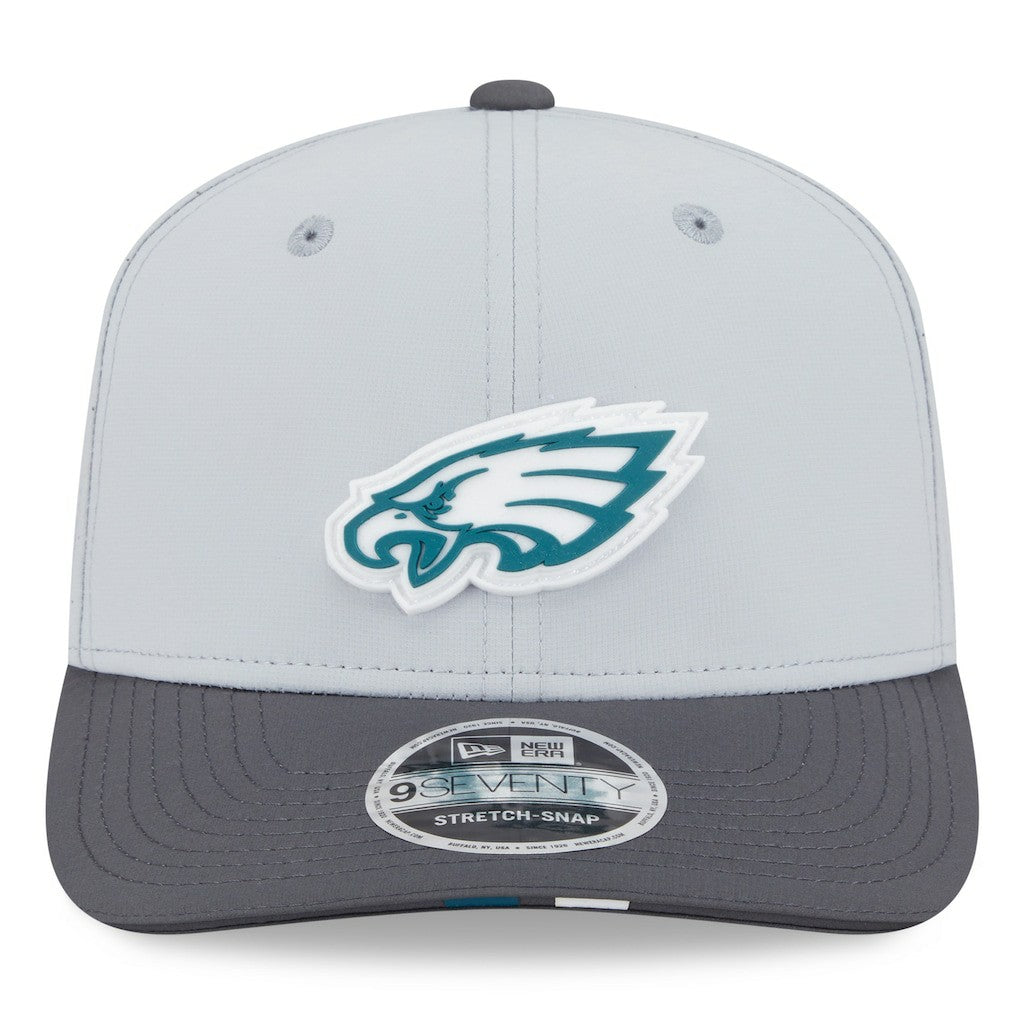 Philadelphia Eagles New Era 2025 NFL Training Camp 9SEVENTY Adjustable Hat - Gray/Graphite discount