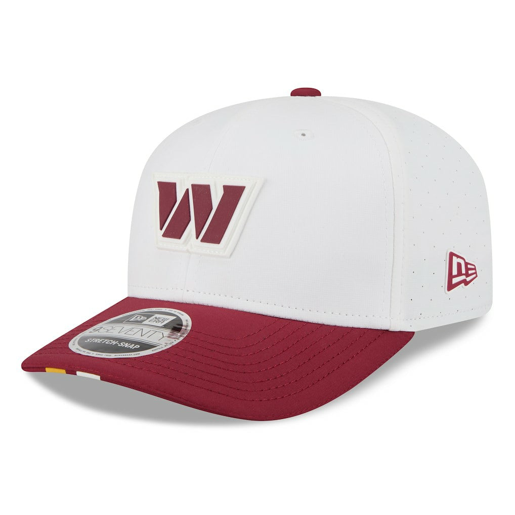 Washington Commanders New Era 2025 NFL Training Camp 9SEVENTY Adjustable Hat - White/Burgundy on sale