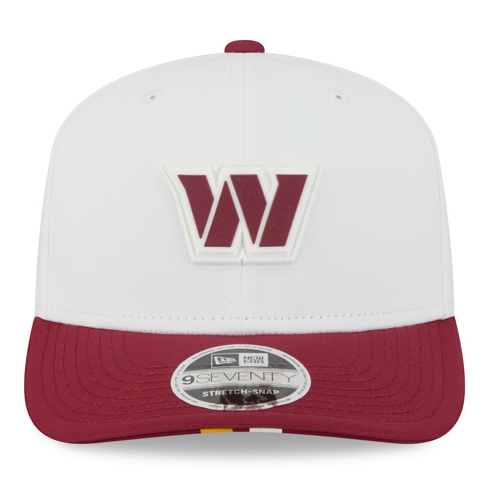 Washington Commanders New Era 2025 NFL Training Camp 9SEVENTY Adjustable Hat - White/Burgundy on sale