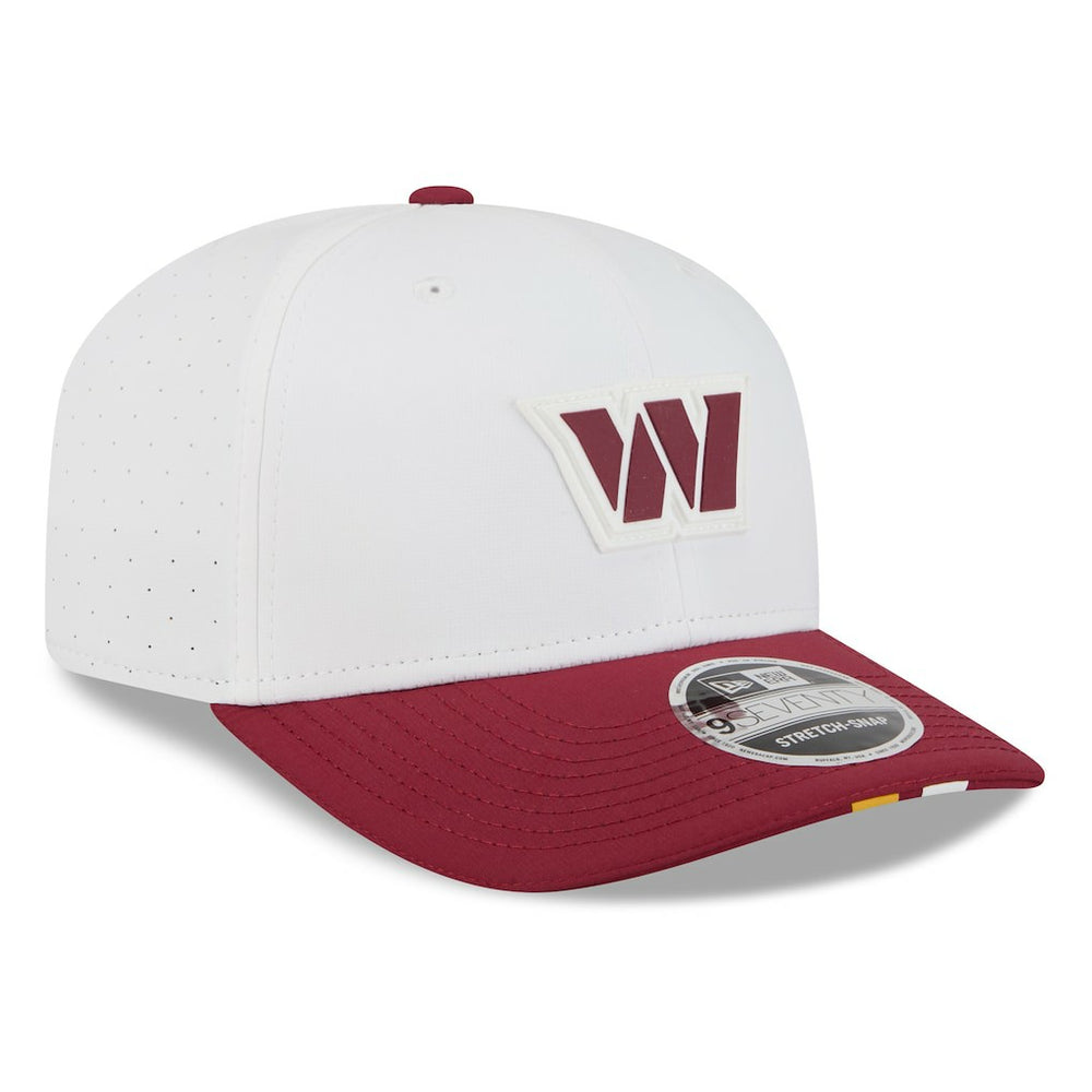 Washington Commanders New Era 2025 NFL Training Camp 9SEVENTY Adjustable Hat - White/Burgundy on sale