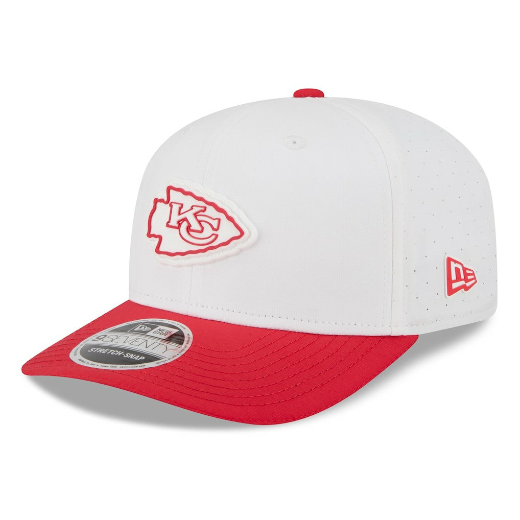 Kansas City Chiefs New Era 2025 NFL Training Camp 9SEVENTY Adjustable Hat - White/Red online