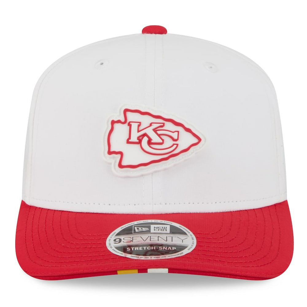 Kansas City Chiefs New Era 2025 NFL Training Camp 9SEVENTY Adjustable Hat - White/Red online