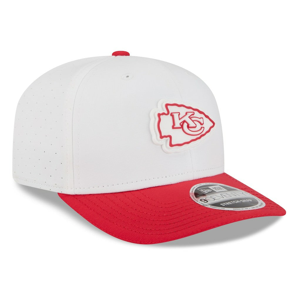 Kansas City Chiefs New Era 2025 NFL Training Camp 9SEVENTY Adjustable Hat - White/Red online