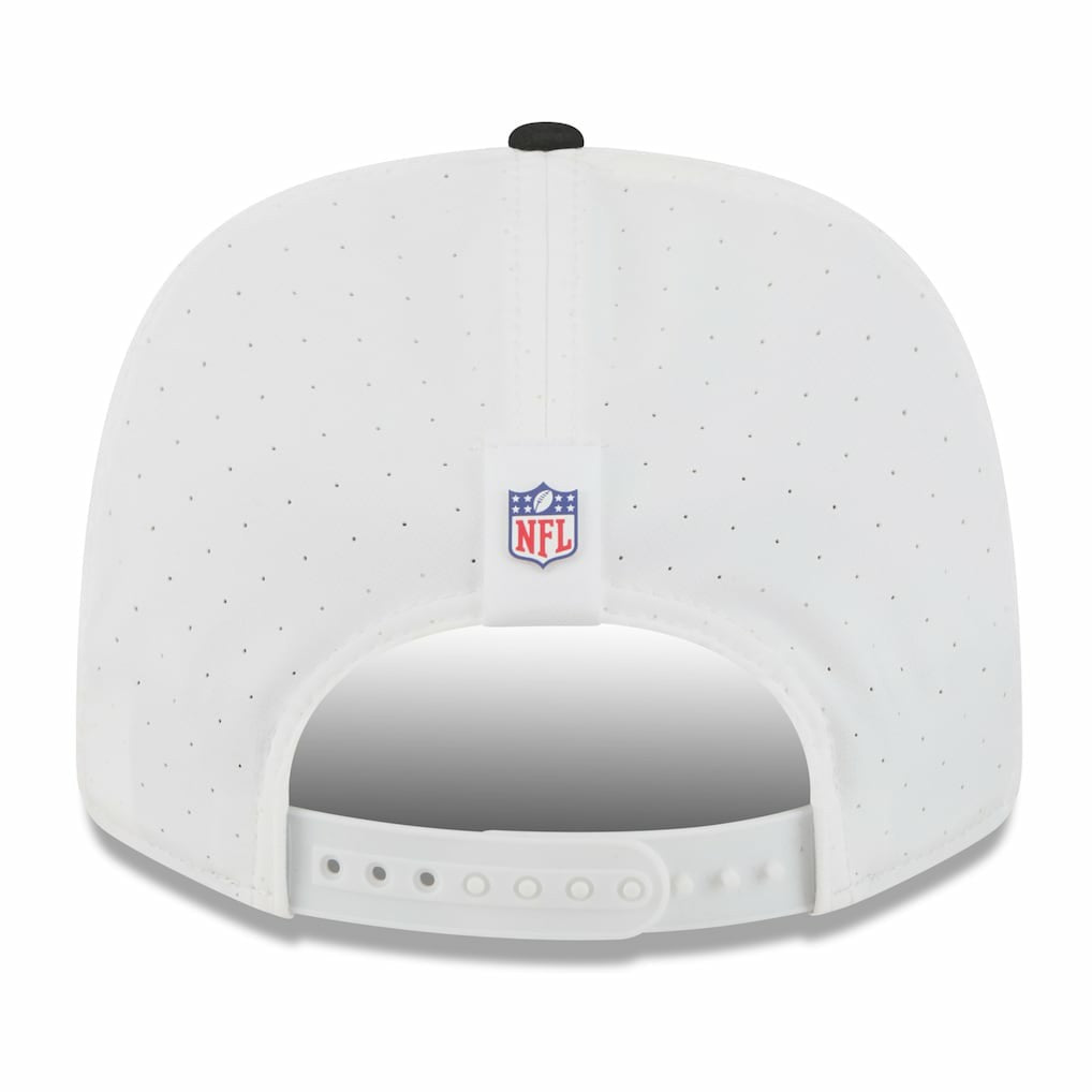 Las Vegas Raiders New Era 2025 NFL Training Camp 9SEVENTY Adjustable Hat - White/Black for sale