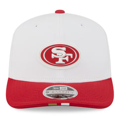 San Francisco 49ers New Era 2025 NFL Training Camp 9SEVENTY Adjustable Hat - White/Scarlet on sale
