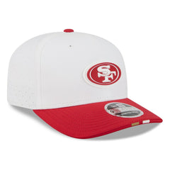 San Francisco 49ers New Era 2025 NFL Training Camp 9SEVENTY Adjustable Hat - White/Scarlet on sale