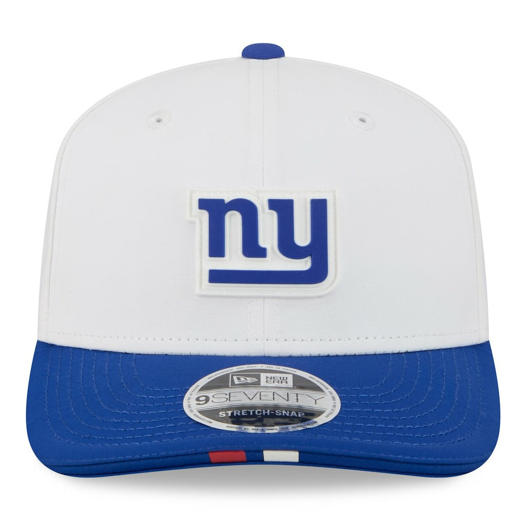 New York Giants New Era 2025 NFL Training Camp 9SEVENTY Adjustable Hat - White/Royal cheap