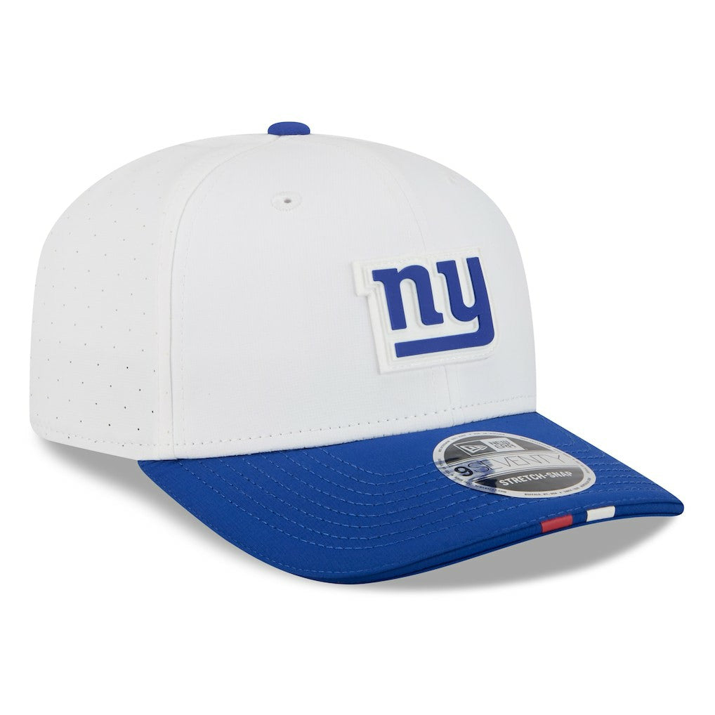 New York Giants New Era 2025 NFL Training Camp 9SEVENTY Adjustable Hat - White/Royal cheap
