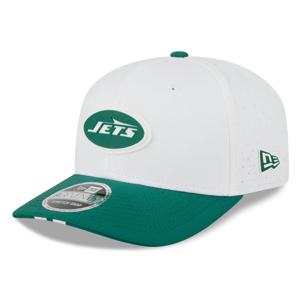 New York Jets New Era 2025 NFL Training Camp 9SEVENTY Adjustable Hat - White/Green outlet