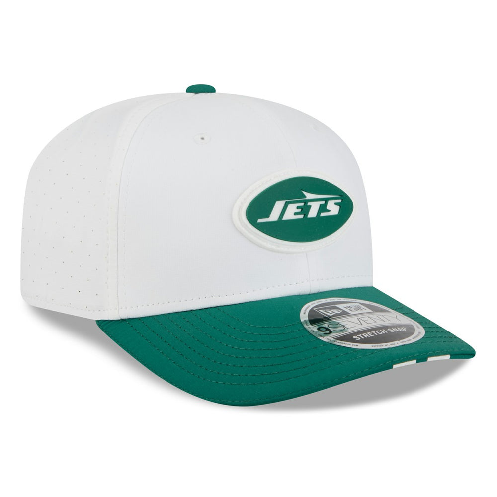 New York Jets New Era 2025 NFL Training Camp 9SEVENTY Adjustable Hat - White/Green outlet