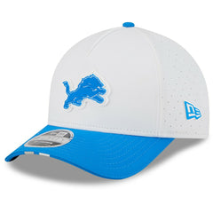 Detroit Lions New Era 2025 NFL Training Camp A-Frame 9FORTY Adjustable Hat - White/Blue discount