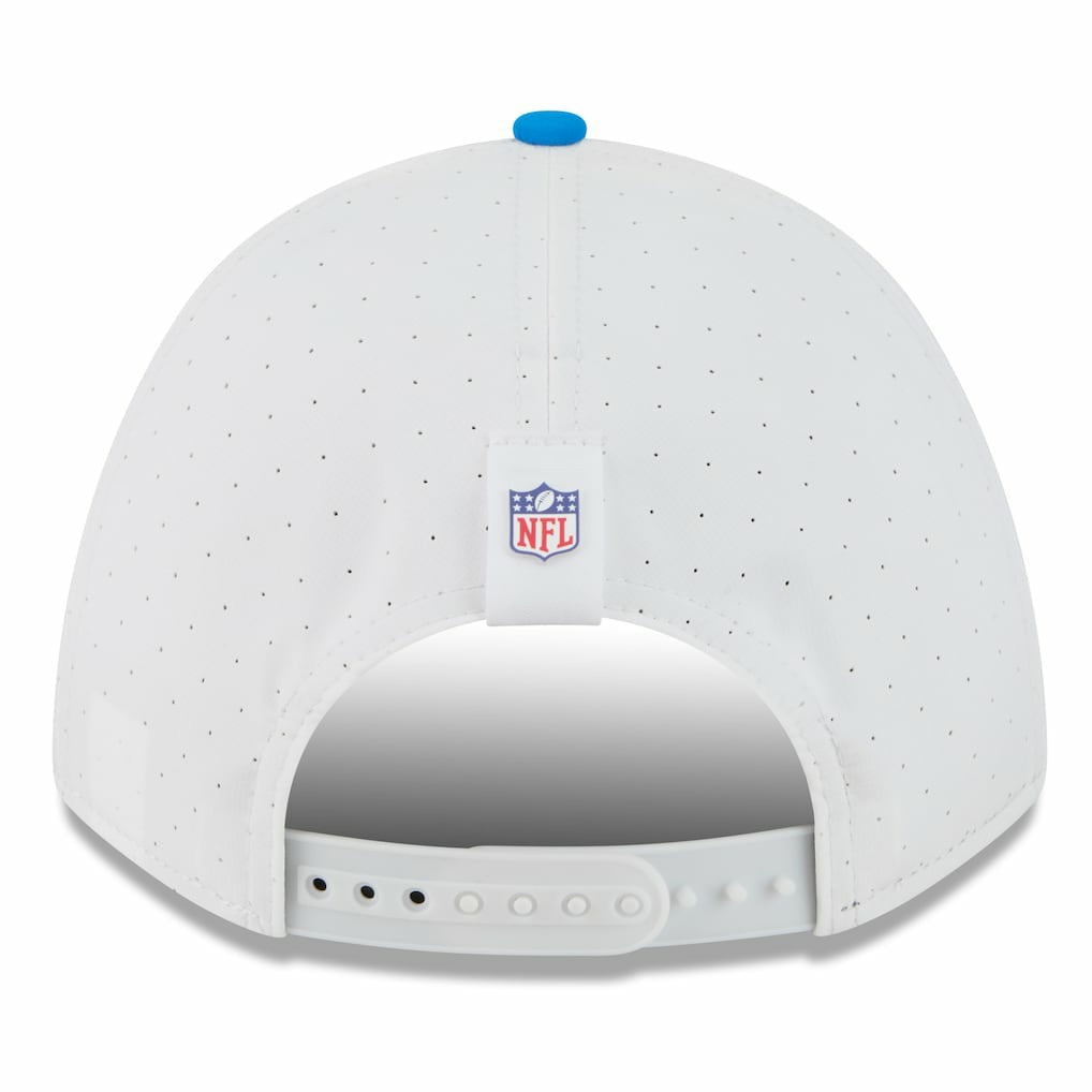 Detroit Lions New Era 2025 NFL Training Camp A-Frame 9FORTY Adjustable Hat - White/Blue discount