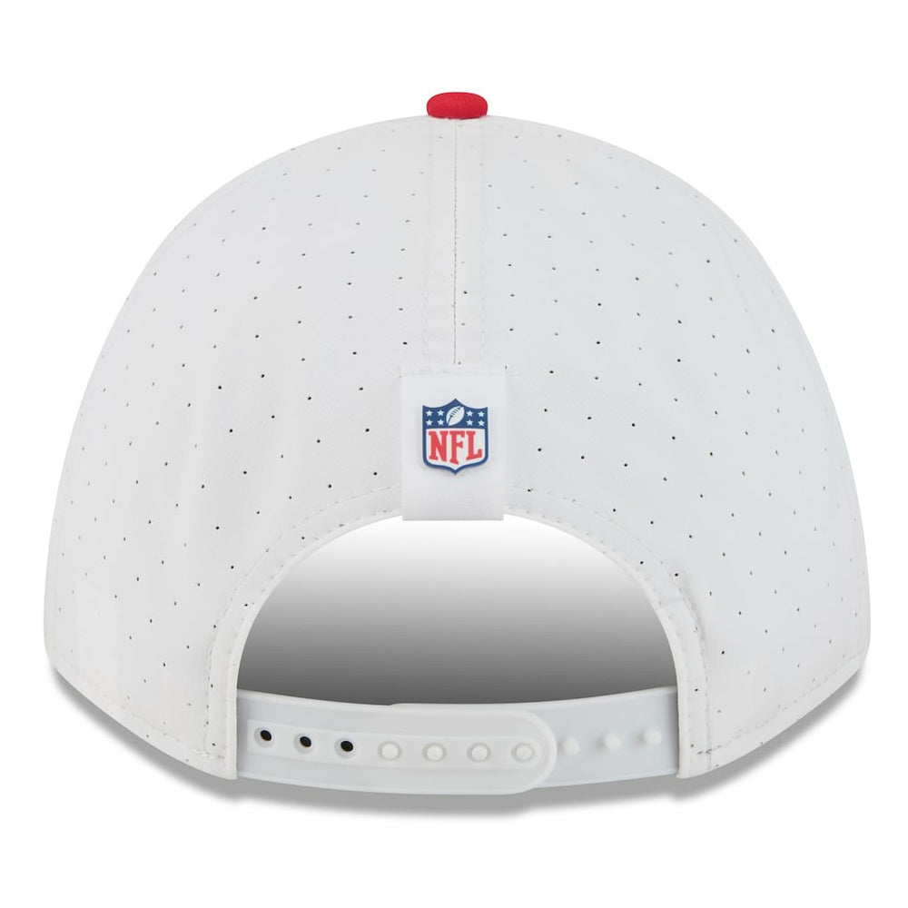 Kansas City Chiefs New Era 2025 NFL Training Camp A-Frame 9FORTY Adjustable Hat - White/Red sale