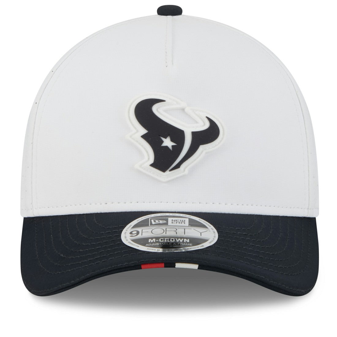 Houston Texans New Era 2025 NFL Training Camp A-Frame 9FORTY Adjustable Hat - White/Navy online
