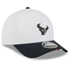 Houston Texans New Era 2025 NFL Training Camp A-Frame 9FORTY Adjustable Hat - White/Navy online