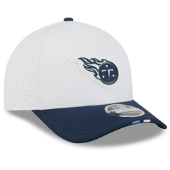 Tennessee Titans New Era 2025 NFL Training Camp A-Frame 9FORTY Adjustable Hat - White/Navy online