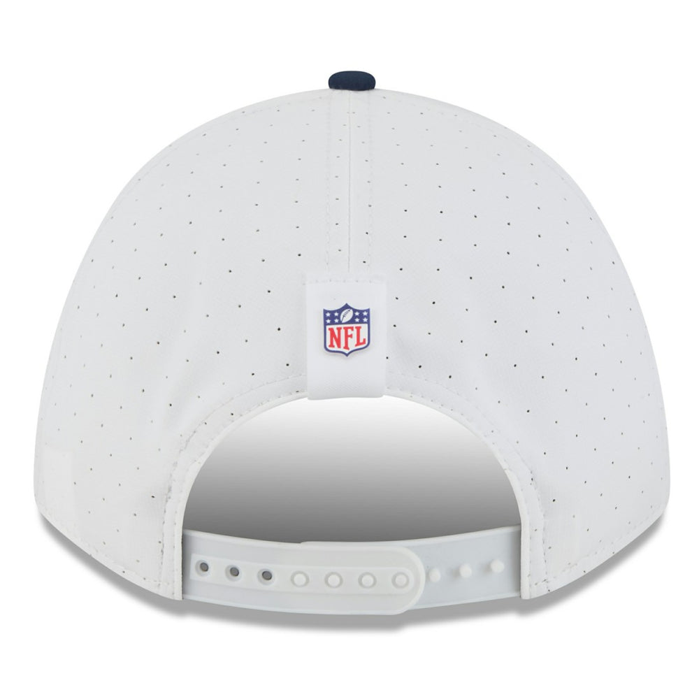 Tennessee Titans New Era 2025 NFL Training Camp A-Frame 9FORTY Adjustable Hat - White/Navy online