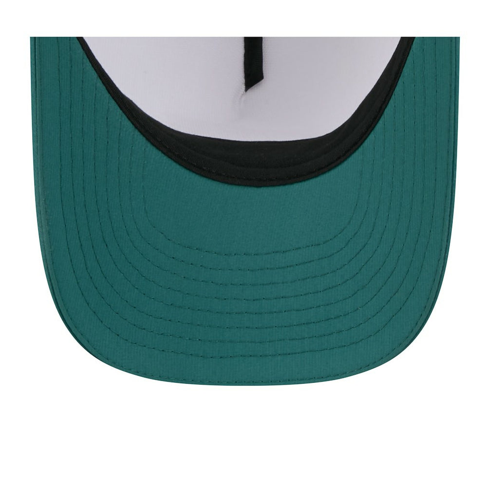 Philadelphia Eagles New Era 2025 NFL Training Camp A-Frame 9FORTY Adjustable Hat - White/Midnight Green on sale