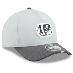 Cincinnati Bengals New Era 2025 NFL Training Camp A-Frame 9FORTY Adjustable Hat - Gray/Graphite outlet