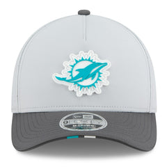 Miami Dolphins New Era 2025 NFL Training Camp A-Frame 9FORTY Adjustable Hat - Gray/Graphite online