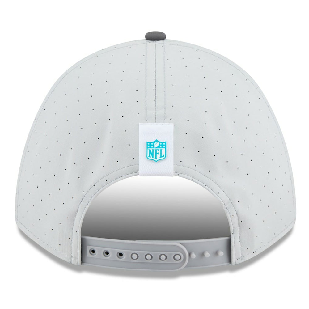 Miami Dolphins New Era 2025 NFL Training Camp A-Frame 9FORTY Adjustable Hat - Gray/Graphite online