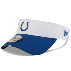 Indianapolis Colts New Era 2025 NFL Training Camp Adjustable Visor - White/Royal cheap
