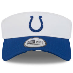 Indianapolis Colts New Era 2025 NFL Training Camp Adjustable Visor - White/Royal cheap