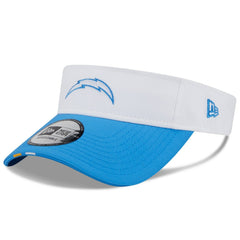 Los Angeles Chargers New Era 2025 NFL Training Camp Adjustable Visor - White/Powder Blue cheap
