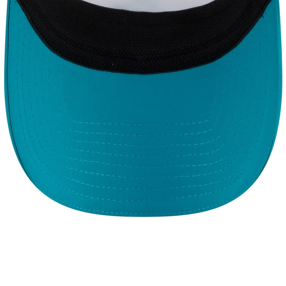 Miami Dolphins New Era 2025 NFL Training Camp Adjustable Visor - White/Aqua discount
