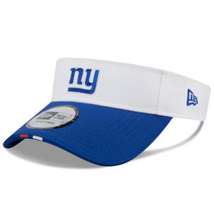 New York Giants New Era 2025 NFL Training Camp Adjustable Visor - White/Royal discount