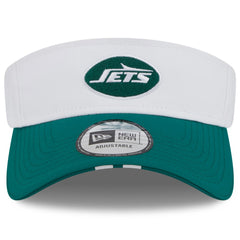 New York Jets New Era 2025 NFL Training Camp Adjustable Visor - White/Green sale