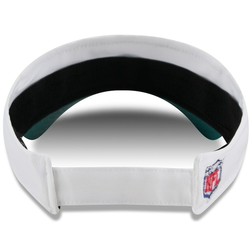 Philadelphia Eagles New Era 2025 NFL Training Camp Adjustable Visor - White/Midnight Green on sale