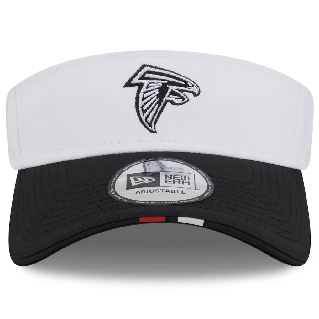 Atlanta Falcons New Era 2025 NFL Training Camp Adjustable Visor - White/Black cheap