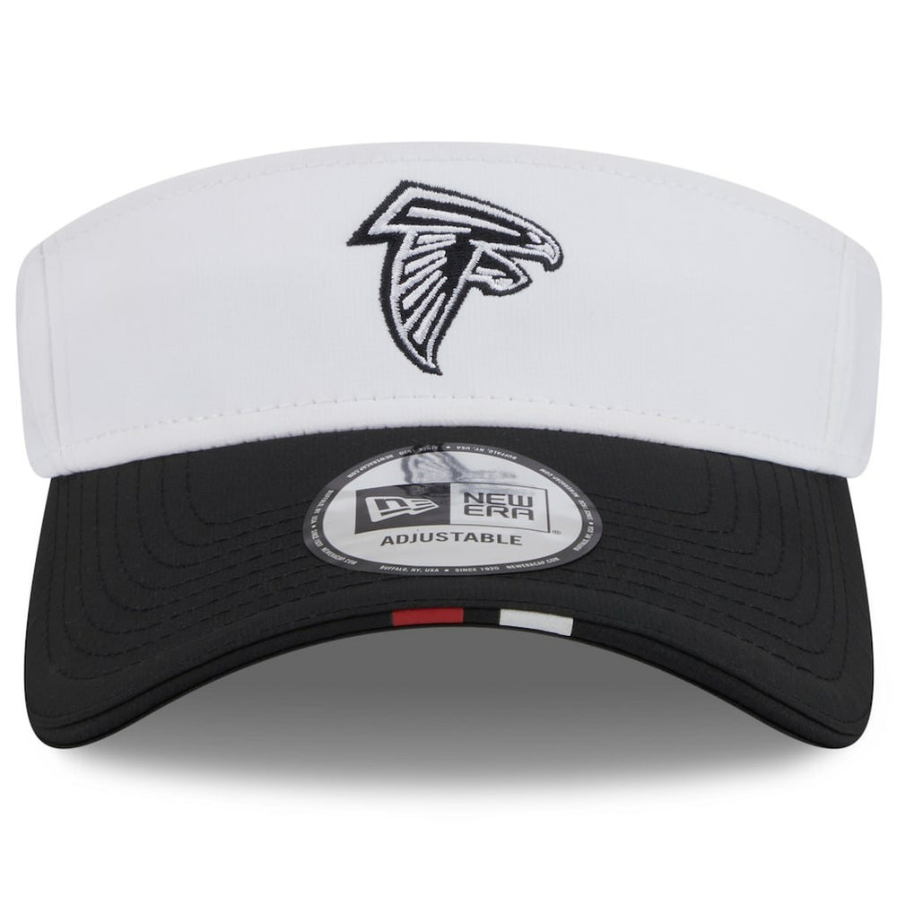 Atlanta Falcons New Era 2025 NFL Training Camp Adjustable Visor - White/Black cheap