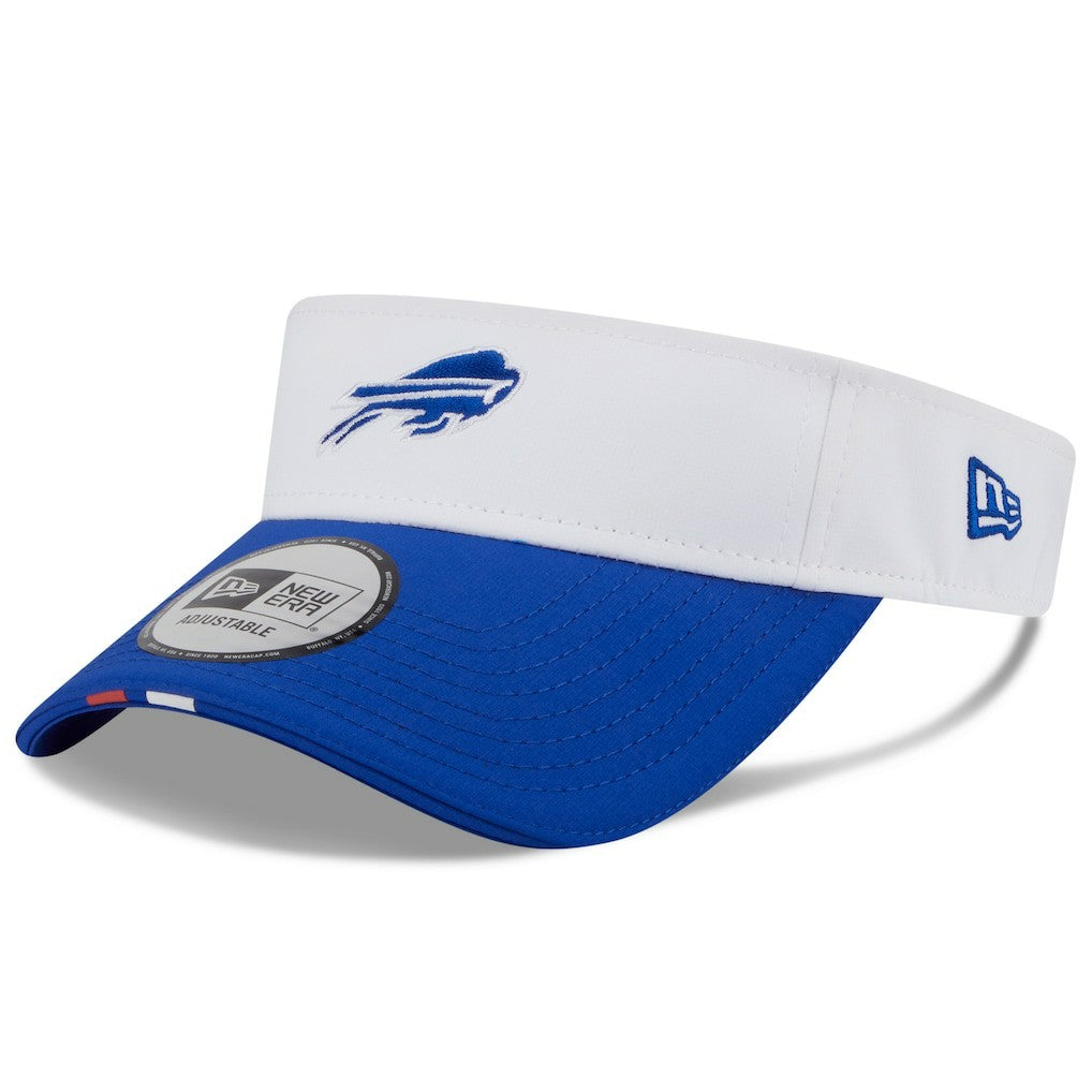 Buffalo Bills New Era 2025 NFL Training Camp Adjustable Visor - White/Royal for sale