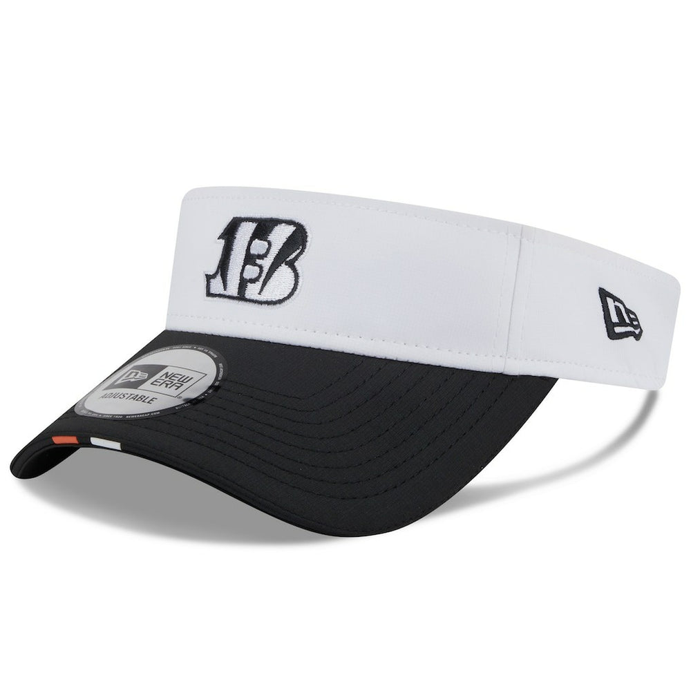 Cincinnati Bengals New Era 2025 NFL Training Camp Adjustable Visor - White/Black cheap
