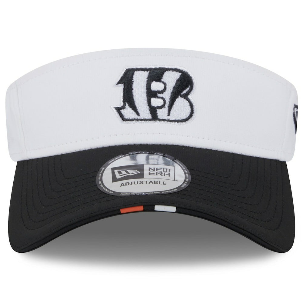 Cincinnati Bengals New Era 2025 NFL Training Camp Adjustable Visor - White/Black cheap