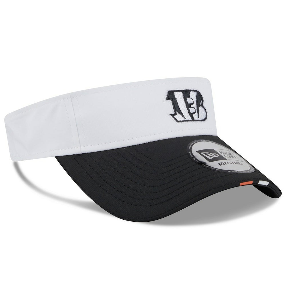 Cincinnati Bengals New Era 2025 NFL Training Camp Adjustable Visor - White/Black cheap